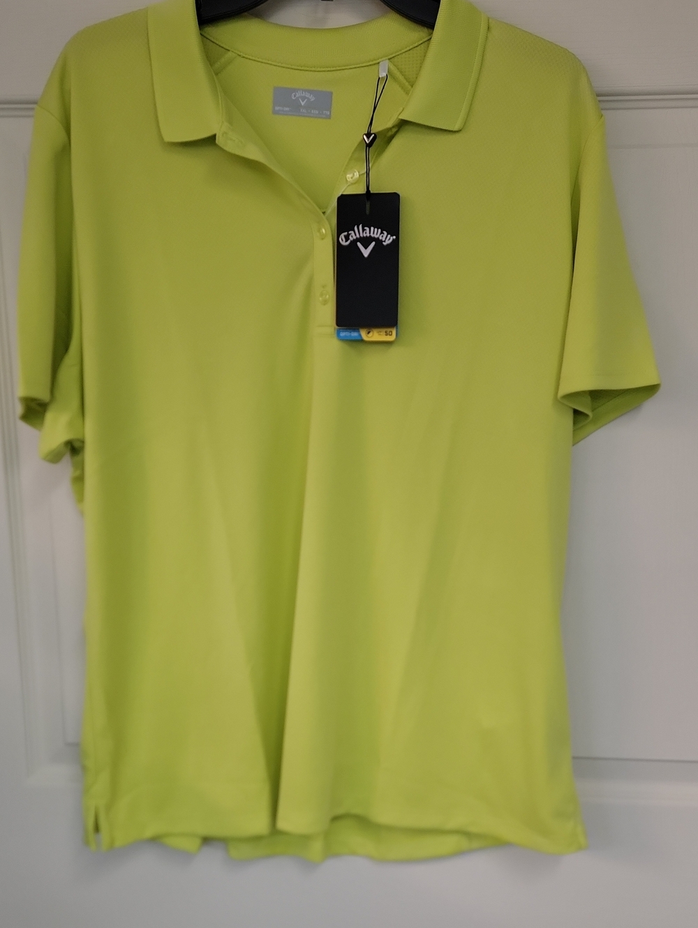 Callaway Men's Neon Lime Golf Polo